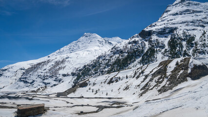 snow covered mountain