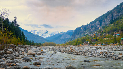 landscape in the mountains