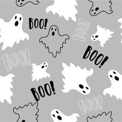Halloween seamless pattern