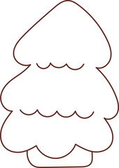 Christmas Set Cartoon Cute Little Santa Gift Holiday Decoration Illustration