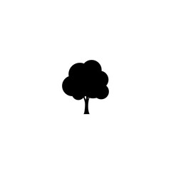  Tree icon isolated on white background 