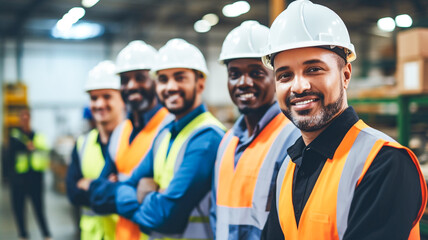 Engineer team full skill quality for maintenance and training in industry factory worker.


