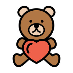 Teddy bear icon