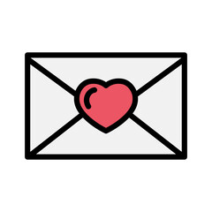 Wedding card icon