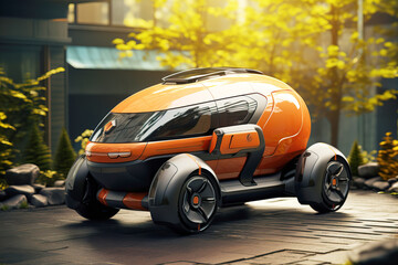car of the future design for the city Stylish Modern Subcompact electric motorcycle urban compact...