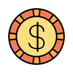 casino chip icon