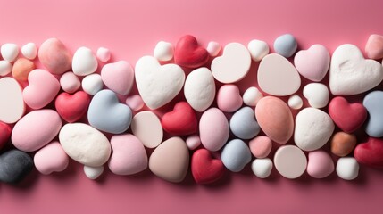 Abstract Valentine's day background Concept (Copy Space)