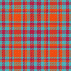 Texture vector fabric of background plaid pattern with a tartan check seamless textile.