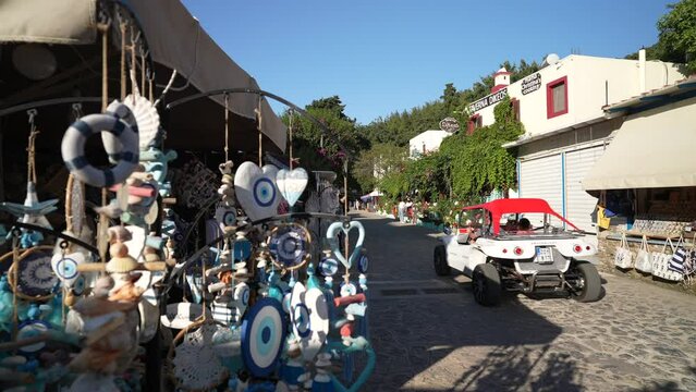 Souvenir shops in Zia village, Kos, Dodecanese, Greek Islands