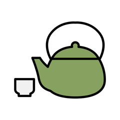 Hot tea icon