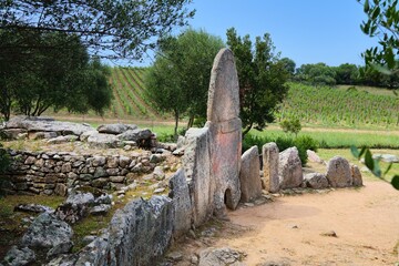 Giants' grave in Sardinia, Italy