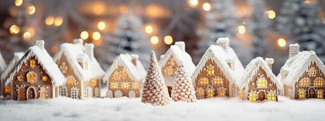 Winter Village Gingerbread House Christmas Pastry