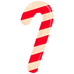 Fototapeta na wymiar Christmas candy cane