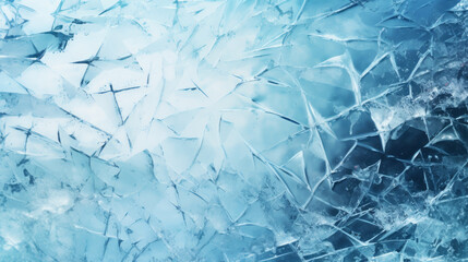 Ice background. Cracked ice surface texture - 659880372