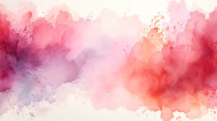 Obraz premium light watercolor abstract background gentle gradient pastel softcolor pink white and blue blank drawing painting