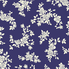 Beautiful floral pattern perfect for textile design,