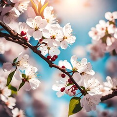 Obraz premium cherry tree blossom