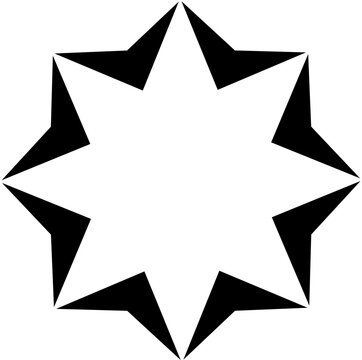 Star vector icons. Set of star symbols isolated. Vector file