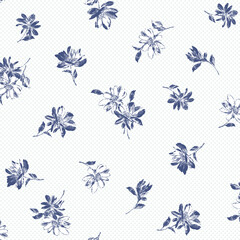 Beautiful floral pattern perfect for textile design,