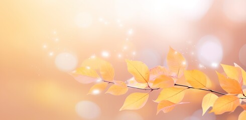 Lush fall backdrop with vibrant hues and textures