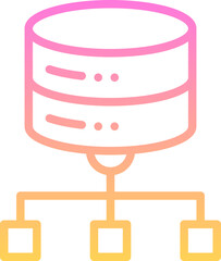 Server networking icon