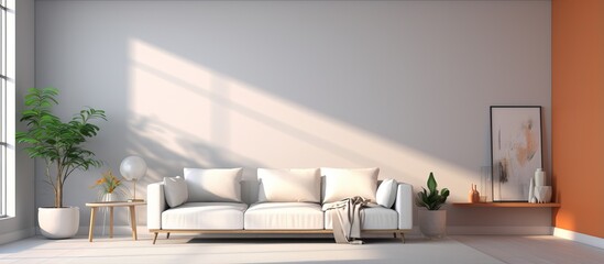 Contemporary interior with visualization