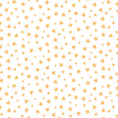 stars pattern on a transparent background, seamless pattern, vector graphic for textile, background, paper. Star print - obrazy, fototapety, plakaty