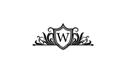 Black Elegant Logo Template W