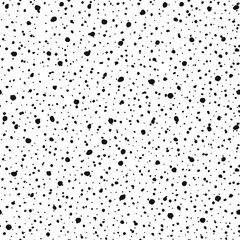 Obraz premium Seamless pattern. Shapeless circles and dots of different sizes. 