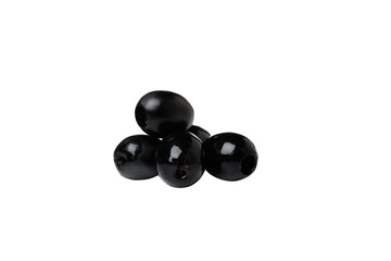 PNG,black olives, isolated on white background