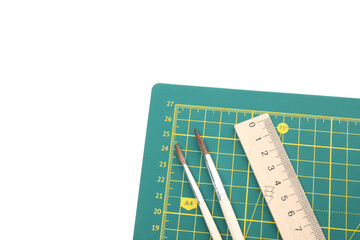 PNG, accessory for creativity - cutting mat, isolated on white background