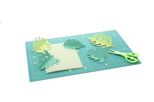 PNG, accessory for creativity - cutting mat, isolated on white background