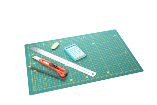 PNG, accessory for creativity - cutting mat, isolated on white background