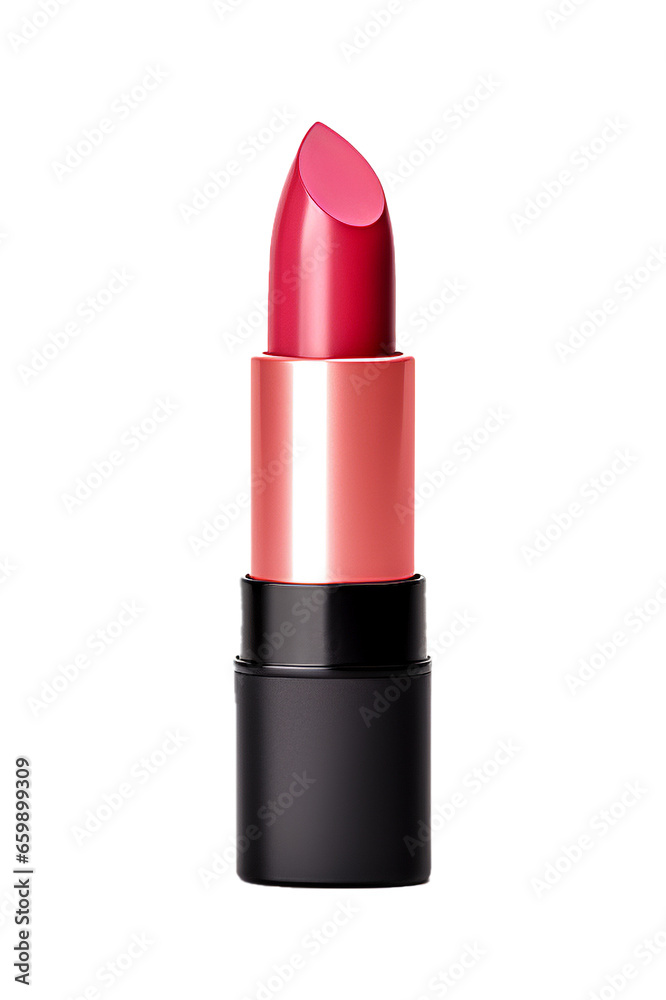 Sticker pink lipstick on transparent background png transparent