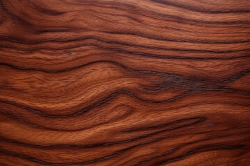 Fototapeta premium Exploring the Exquisite Wood Grain of Brazilian Walnut: A Close-Up Journey into the Organic Patterns and Timeless Elegance of this Luxurious and Sustainable Hardwood.