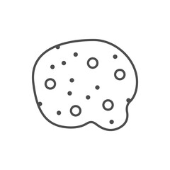 Eczema or skin disease icon