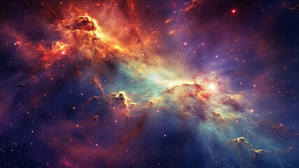 Fototapeta premium galaxy cosmos abstract multicolored background.