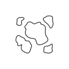 Hives or skin disease icon