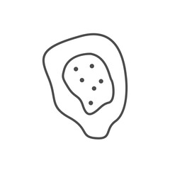 Ringworm or skin disease icon