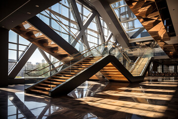 Harmony of Creativity and Efficiency: Office Space Designed around Geometric Patterns