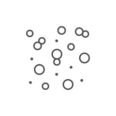 Chickenpox or skin disease icon