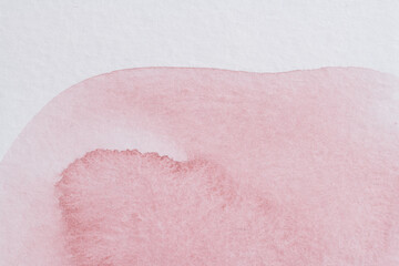 Abstract translucent red magenta watercolor texture background. Creative pattern design for print invitation card, postcard. Drawing poster, colorful wallpaper.