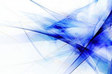 blue and yellow abstraction. geometric black lines and shapes on white background 