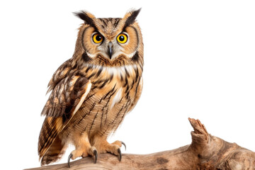 Realism in Owl Imagery on transparent background