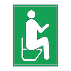 man sitting icon