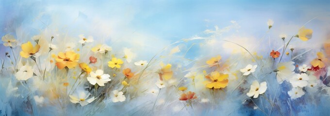 An abstract background infused with the essence of flowers