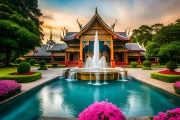 Foto op Plexiglas temple of the emerald buddha © juni studio
