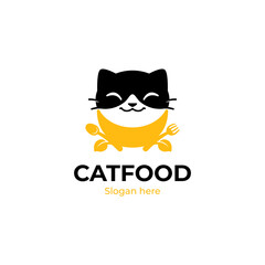 Cat food logo, Pet shop and cat shop