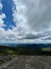 Naklejka premium Trail in Monte Verde, Brazil.