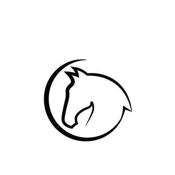 Horse head icon